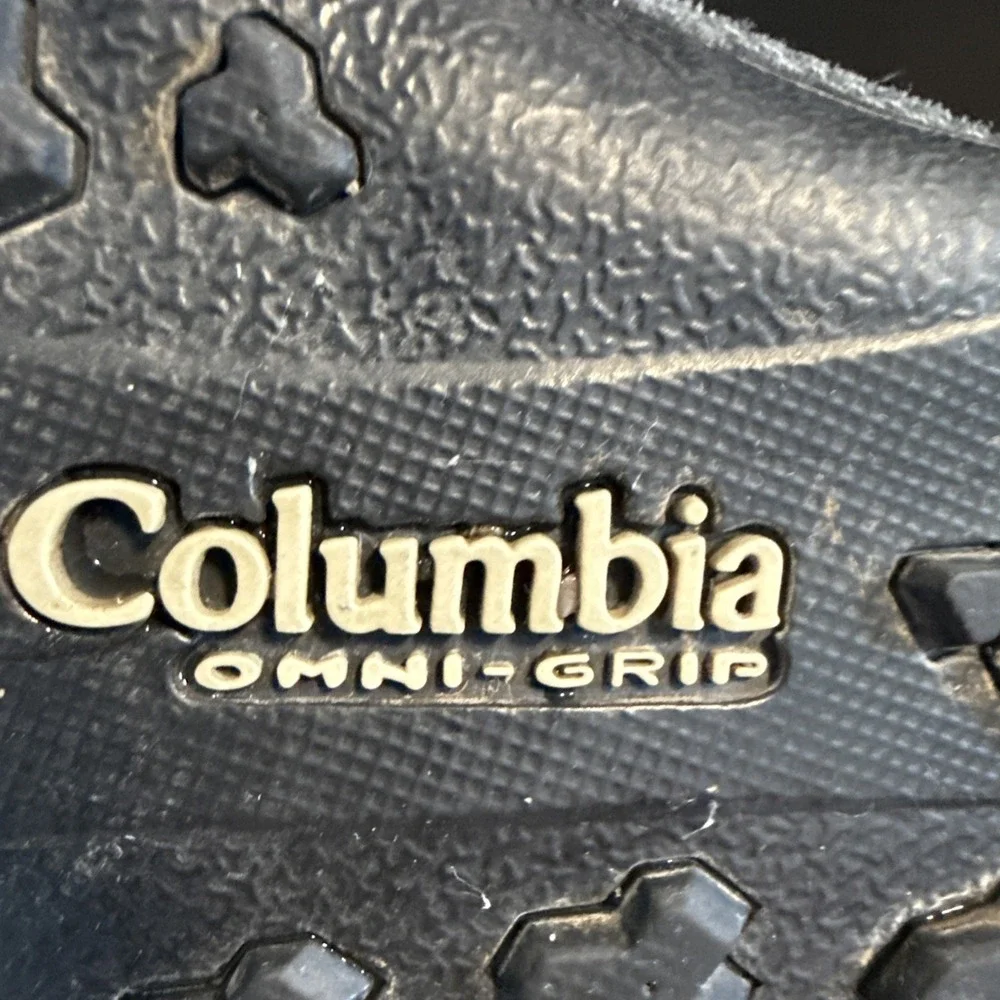 Columbia Women's Minx Mid III Black Boots Waterproof Sz 9 Winter Snow Omni- Grip